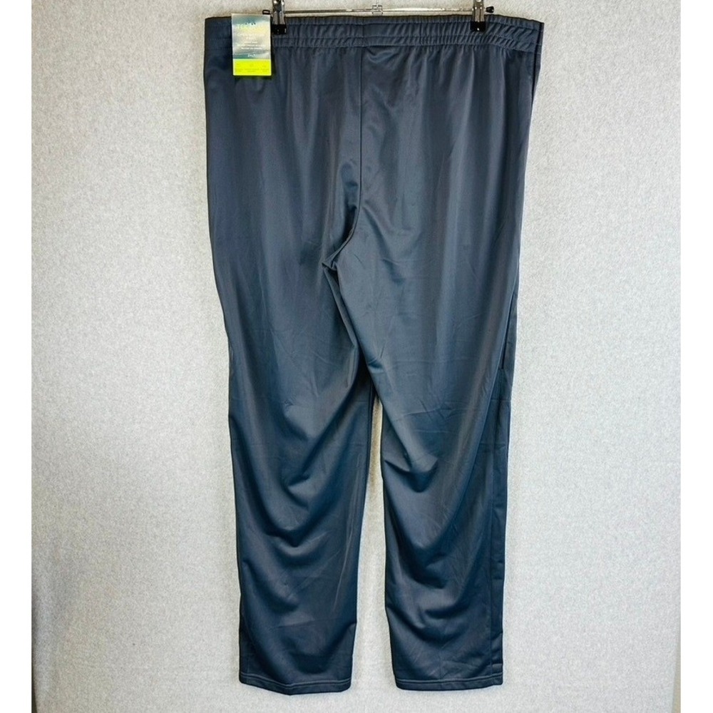 New Tek Gear Mens 2XLT Pants Open Bottom Relaxed Pockets Grey Stretch Active - Picture 4 of 8